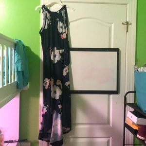 High low halter dress